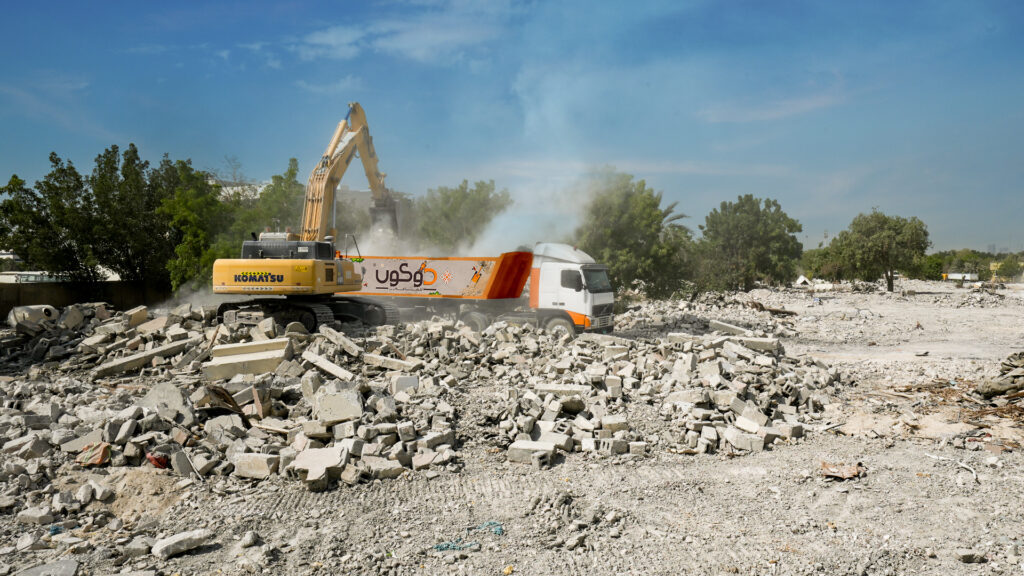 Construction waste in UAE; Ducon Eco